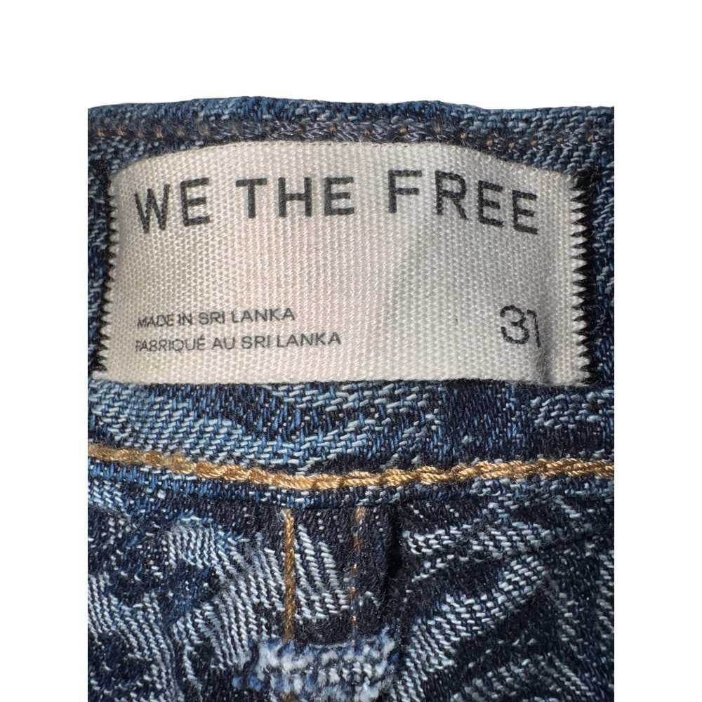 Free People We The Free Eden Slouch Swan Song Jeans Size 31 (Sold Out Color-way) - Picture 7 of 14